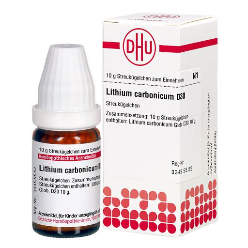 LITHIUM CARBONICUM D 30 Globuli* 10 g
