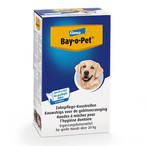 BAY O PET Zahnpfl. Kaustreif. f. gr. Hunde 140 g