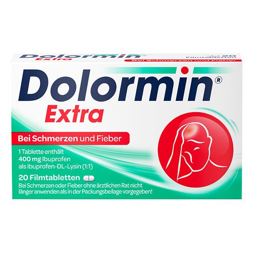 Dolormin® Extra bei Schmerzen und Fieber* 20 St