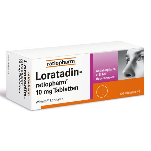 LORATADIN-ratiopharm 10 mg Tabletten* 100 St