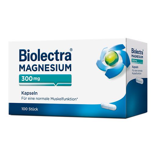 BIOLECTRA Magnesium 300 mg Kapseln 100 St  