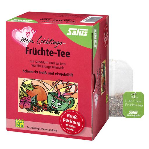 MEIN LIEBLINGS-Früchte-Tee Bio Salus Filterbeutel 40 St