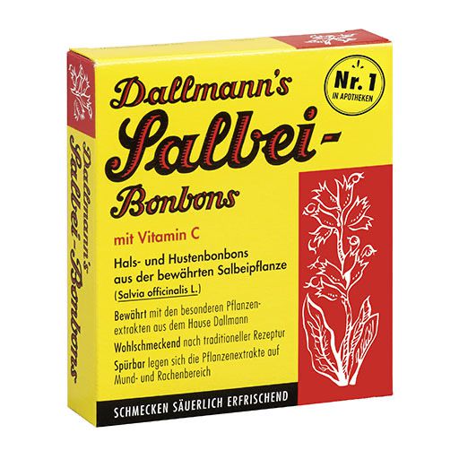 DALLMANN'S Salbei Bonbons m. Vit. C. 20 St
