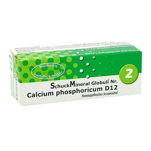 SCHUCKMINERAL Globuli 2 Calcium phosphoricum D 12* 7,5 g