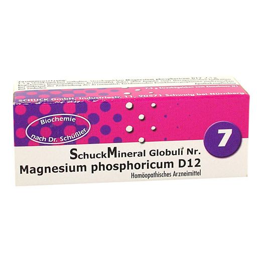 SCHUCKMINERAL Globuli 7 Magnesium phosphoricum D12* 7,5 g