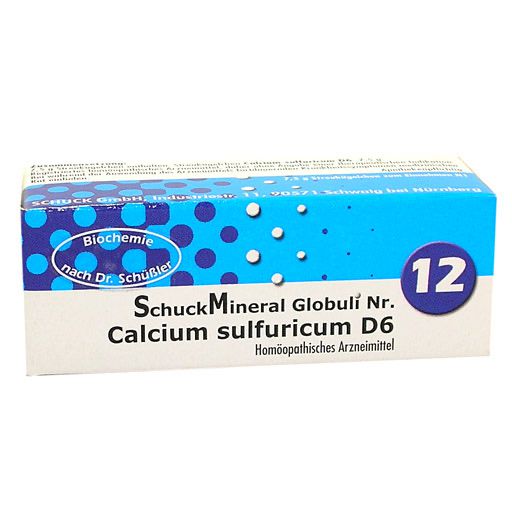 SCHUCKMINERAL Globuli 12 Calcium sulfuricum D6* 7,5 g