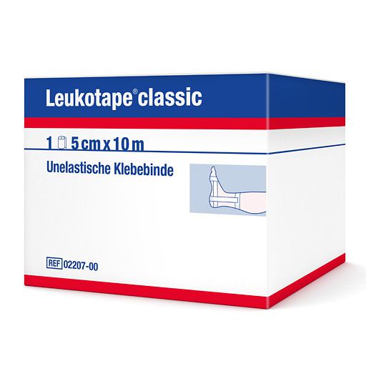 LEUKOTAPE Classic 5 cmx10 m weiß 1 St