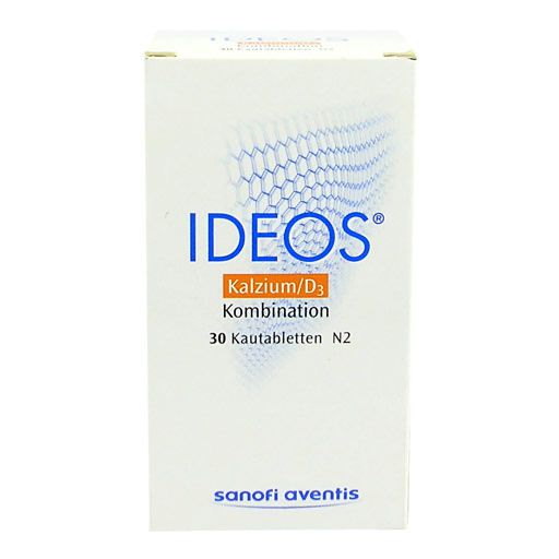 IDEOS 500 mg/400 I. E. Kautabletten* 30 St