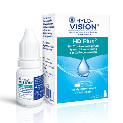 HYLO-VISION HD Plus Augentropfen 2x15 ml