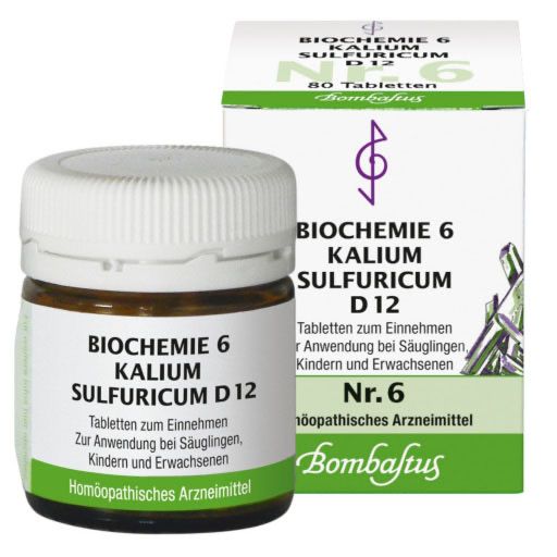 BIOCHEMIE 6 Kalium sulfuricum D 12 Tabletten* 80 St