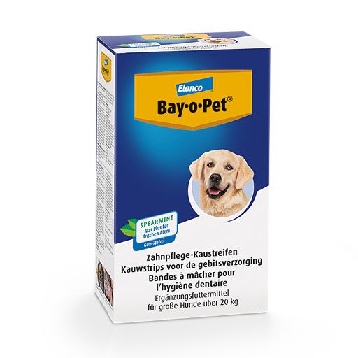 BAY O PET Zahnpfl. Kaustreif. Spearmint f. gr. Hunde 140 g