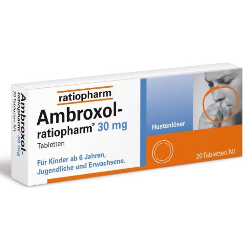 AMBROXOL-ratiopharm 30 mg Hustenlöser Tabletten* 20 St