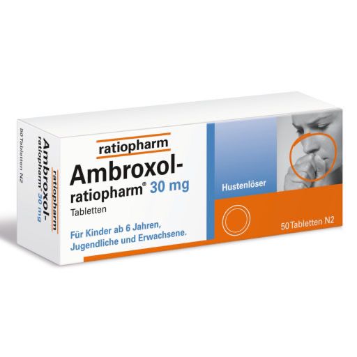 AMBROXOL-ratiopharm 30 mg Hustenlöser Tabletten* 50 St