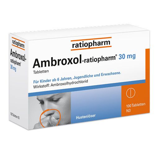 AMBROXOL-ratiopharm 30 mg Hustenlöser Tabletten* 100 St