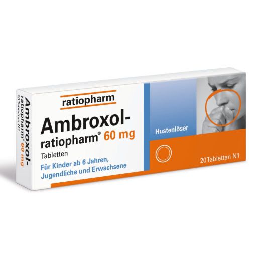 AMBROXOL-ratiopharm 60 mg Hustenlöser Tabletten* 20 St