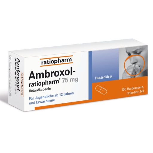 AMBROXOL-ratiopharm 75 mg Hustenlöser Retardkaps.* 100 St