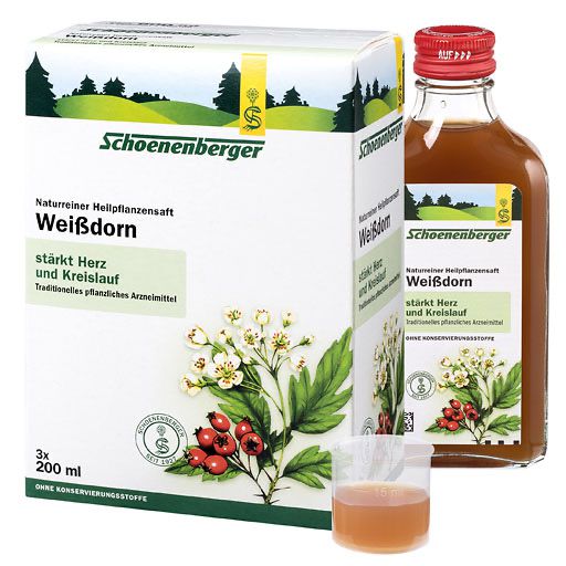 WEISSDORN SAFT Schoenenberger Heilpflanzensäfte* 3x200 ml