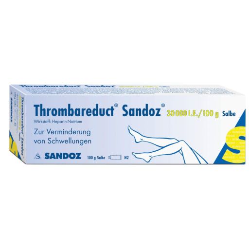 THROMBAREDUCT Sandoz 30.000 I.E. Salbe