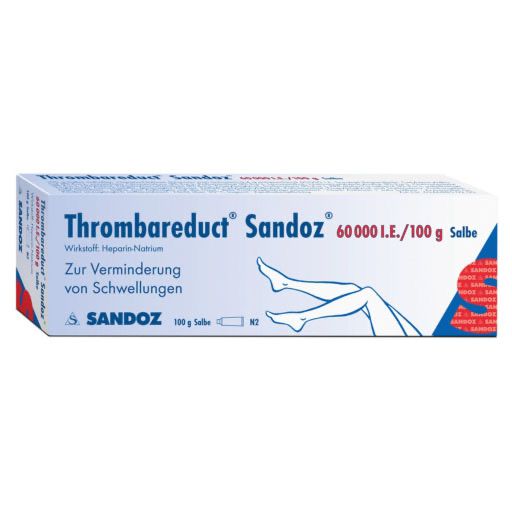 THROMBAREDUCT Sandoz 60.000 I. E. Salbe* 100 g