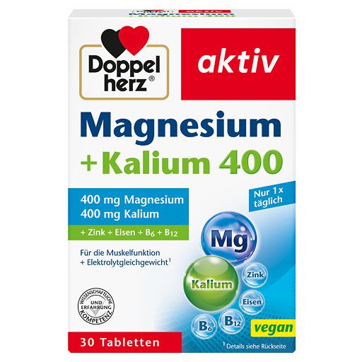 DOPPELHERZ Magnesium+Kalium Tabletten 30 St  