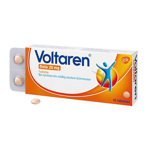 VOLTAREN Dolo 25 mg überzogene Tabletten* 10 St