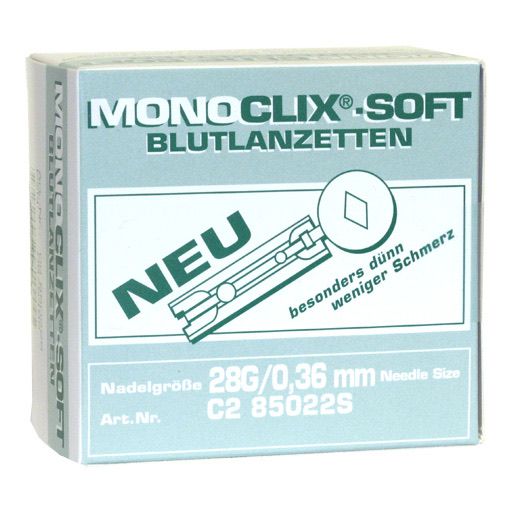 MONOCLIX Soft Blutlanzetten 25 G 0,5 mm steril 200 St