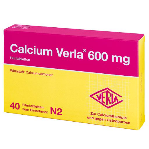 CALCIUM VERLA 600 mg Filmtabletten* 40 St
