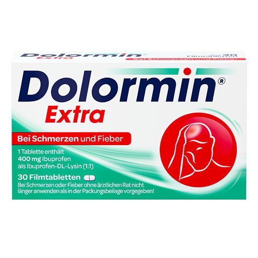 Dolormin® Extra bei Schmerzen und Fieber* 30 St