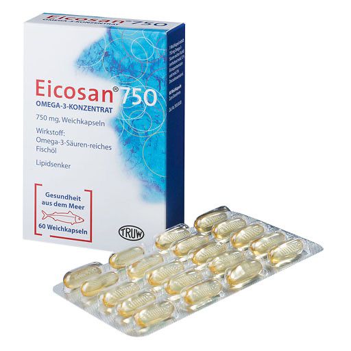 EICOSAN 750 Omega-3 Konzentrat Weichkapseln* 60 St