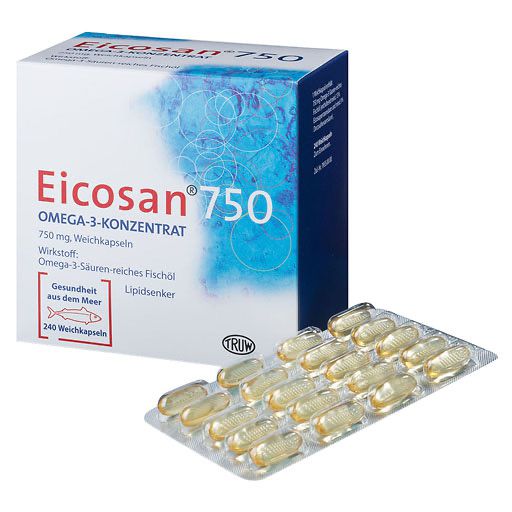 EICOSAN 750 Omega-3 Konzentrat Weichkapseln* 240 St