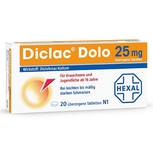 DICLAC Dolo 25 mg überzogene Tabletten* 20 St