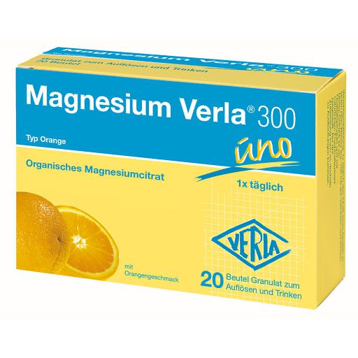 MAGNESIUM VERLA 300 Orange Granulat 20 St  