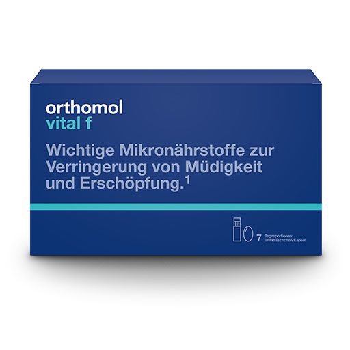 ORTHOMOL Vital F Trinkfläschchen/Kaps. Kombipack. 7 St  