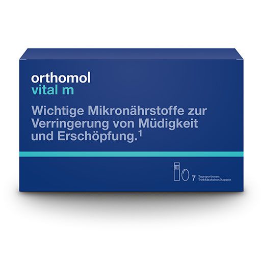 ORTHOMOL Vital M Trinkfläschchen/Kaps. Kombipack. 7 St  