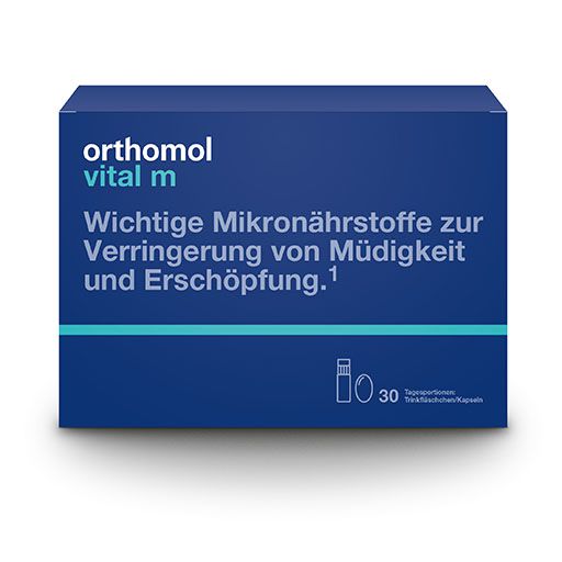 ORTHOMOL Vital M Trinkfläschchen/Kaps. Kombipack.
