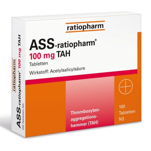 ASS-ratiopharm 100 mg TAH Tabletten* 100 St