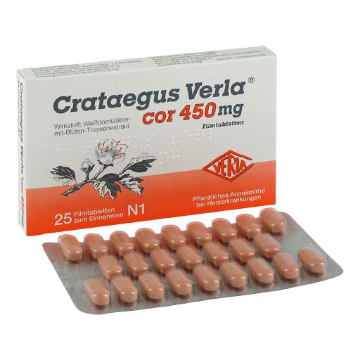 CRATAEGUS VERLA Cor 450 mg Filmtabletten* 25 St