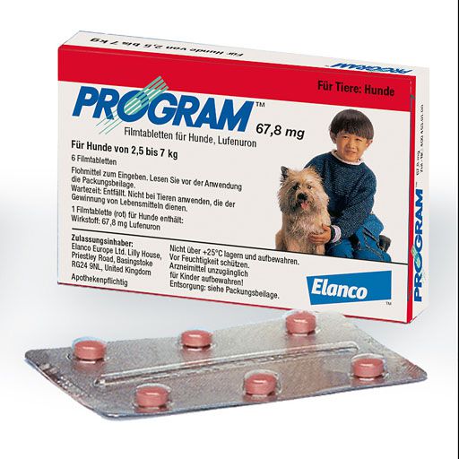 PROGRAM 67,8 mg 2,5-7 kg Tabl. f. Hunde<sup> 6</sup>  6 St
