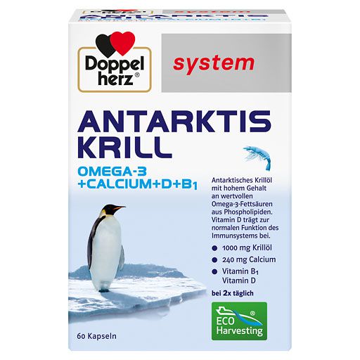 DOPPELHERZ Antarktis Krill system Kapseln 60 St  