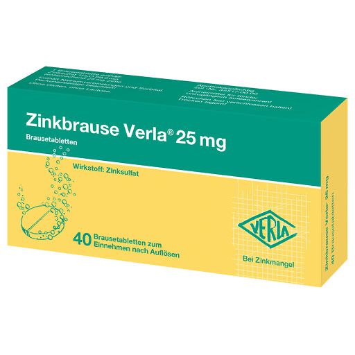 ZINKBRAUSE Verla 25 mg Brausetabletten* 40 St