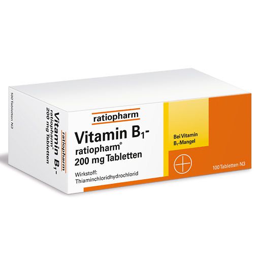 VITAMIN B1-RATIOPHARM 200 mg Tabletten* 100 St