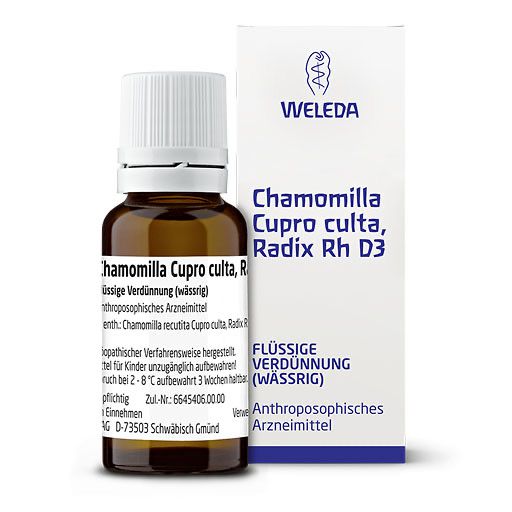CHAMOMILLA CUPRO culta Radix Rh D 3 Dilution* 20 ml