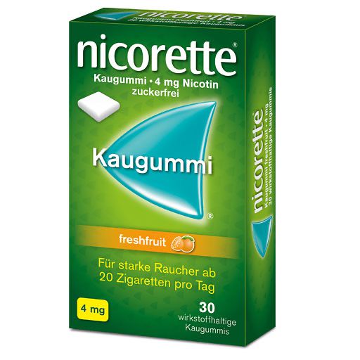 nicorette® Kaugummi freshfruit, 4 mg Nikotin* 30 St