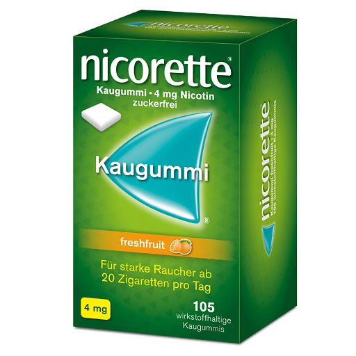 nicorette® Kaugummi freshfruit, 4 mg Nikotin