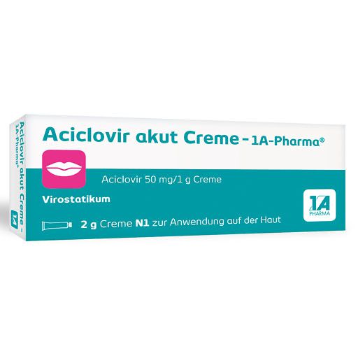 ACICLOVIR akut Creme-1A Pharma* 2 g