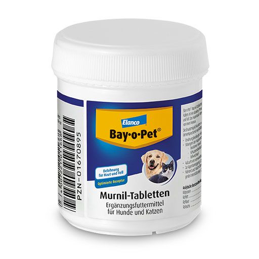 BAY O PET Murnil Tabletten f. Hunde/Katzen 80 St