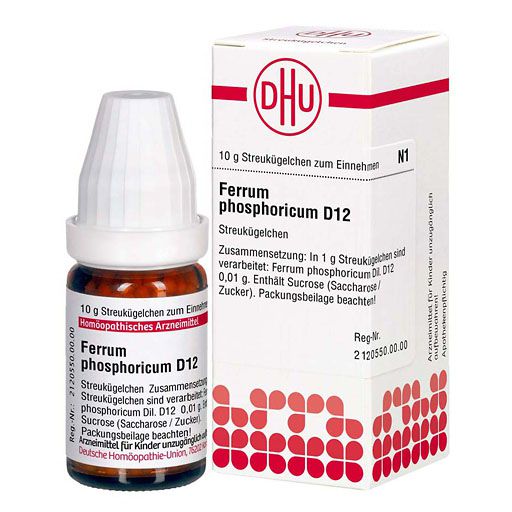 FERRUM PHOSPHORICUM D 12 Globuli* 10 g