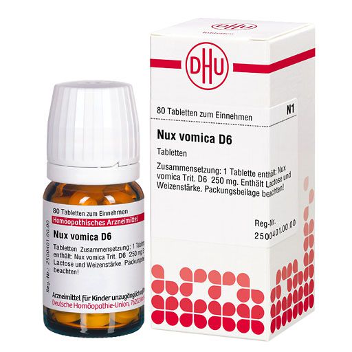 NUX VOMICA D 6 Tabletten* 80 St
