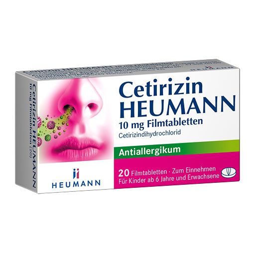 CETIRIZIN Heumann 10 mg Filmtabletten* 20 St