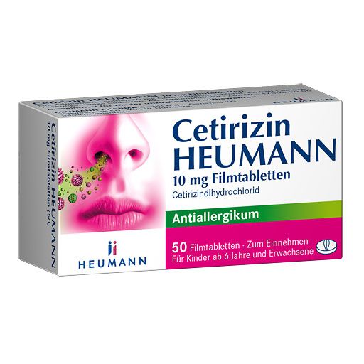 CETIRIZIN Heumann 10 mg Filmtabletten* 50 St
